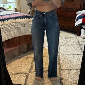 ZARA TRF Wide Leg Jeans